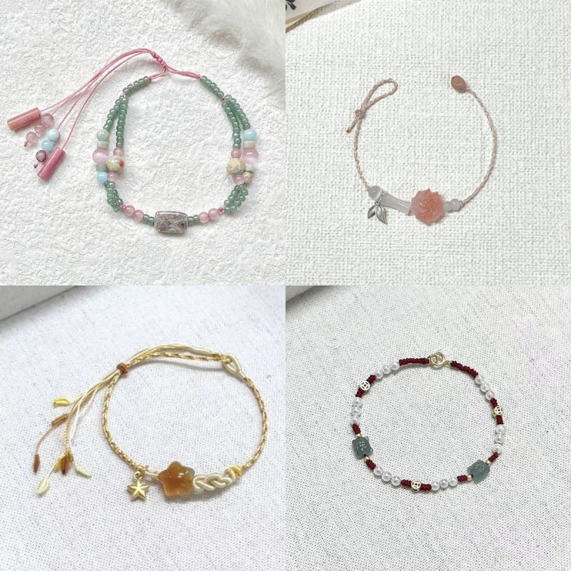Ručna narukvica od legure, Fanshi | Unisex, oblik cvijeta, svjež i sladak stil