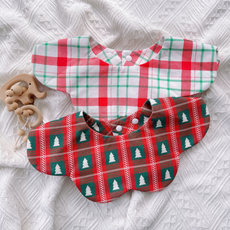 Korejskog stila pamučni bebinski bib, dvostrano vodootporan, unisex, za dojenčad i malu djecu 0-3 godine