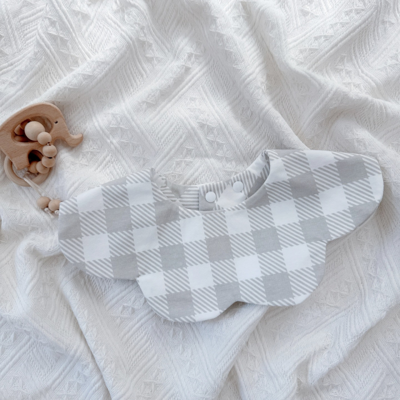 Korejskog stila pamučni bebinski bib, dvostrano vodootporan, unisex, za dojenčad i malu djecu 0-3 godine
