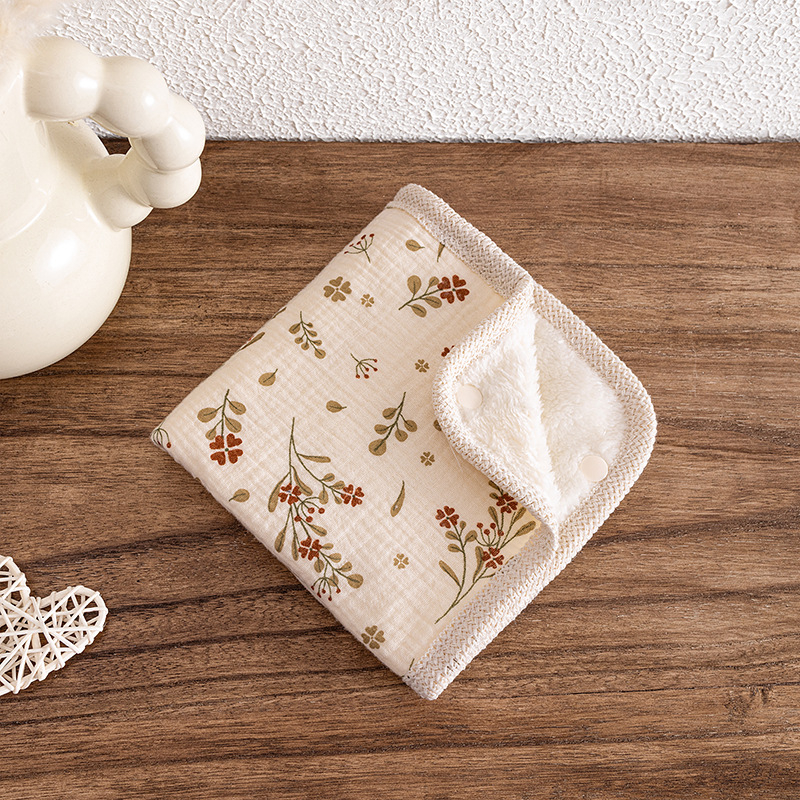 Baby kvadratni ručnik od pamukaste gaze; višestruka namjena za lice, hranjenje i pljuvačku; unisex; pogodan od rođenja do 6 godina