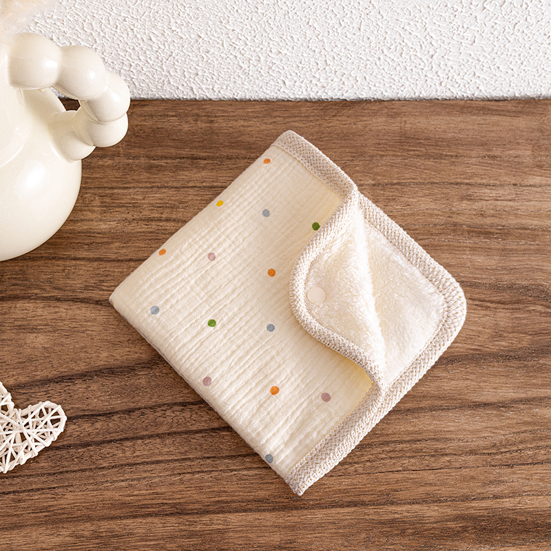 Baby kvadratni ručnik od pamukaste gaze; višestruka namjena za lice, hranjenje i pljuvačku; unisex; pogodan od rođenja do 6 godina