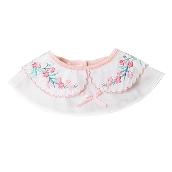 Pamut baba etető kendő hímzéssel, vízálló és foltálló, 0–3 éveseknek