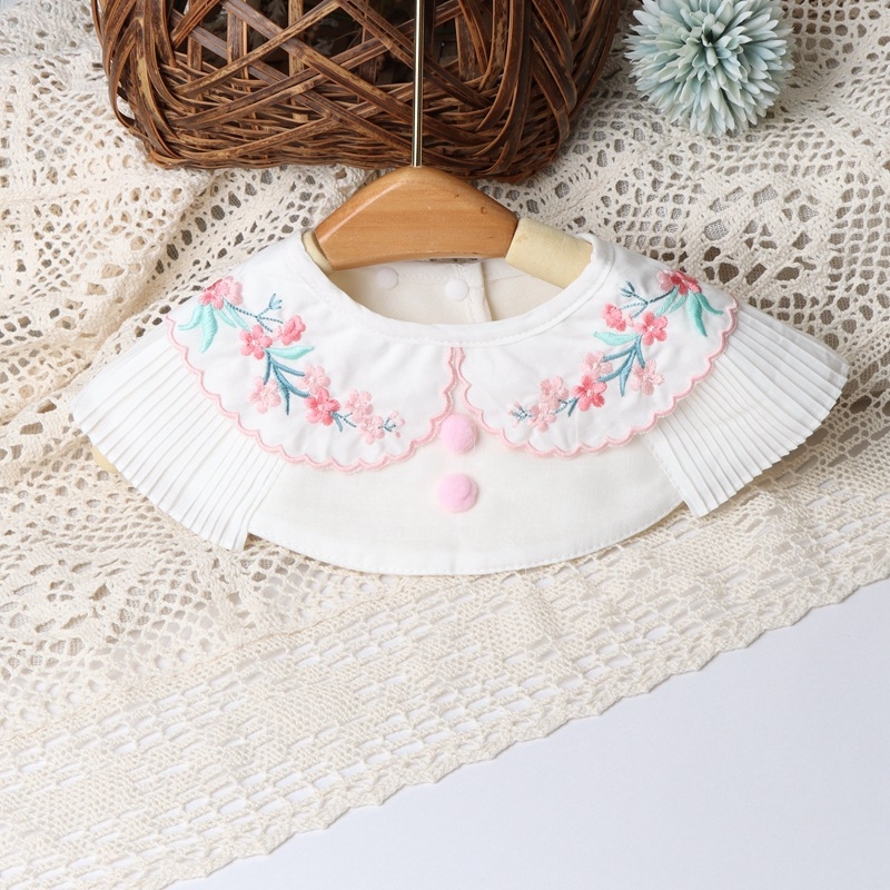 Pamut baba etető kendő hímzéssel, vízálló és foltálló, 0–3 éveseknek