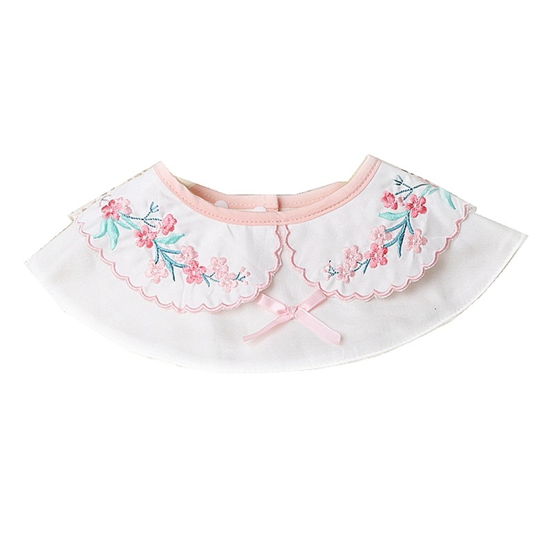 Pamut baba etető kendő hímzéssel, vízálló és foltálló, 0–3 éveseknek