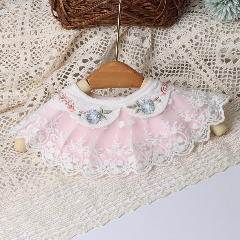 Pamut baba etető kendő hímzéssel, vízálló és foltálló, 0–3 éveseknek