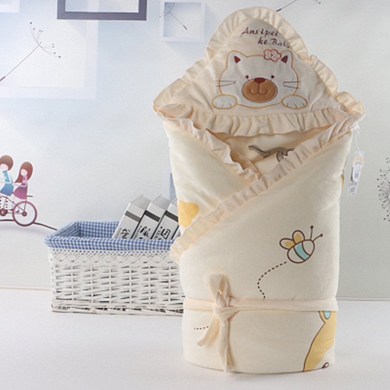 Anspeek pătură pentru îmbrățișare pentru bebeluși din velur, cu umplutură Space Cotton — pentru nou-născuți (0–12 luni) — modele: animale, dungi, carouri, uni, desene animate — primăvara 2025