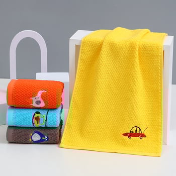 100% pamut baba arc törölköző, hímzett, cartoon mintával, súly 50–80 g, 32s fonal