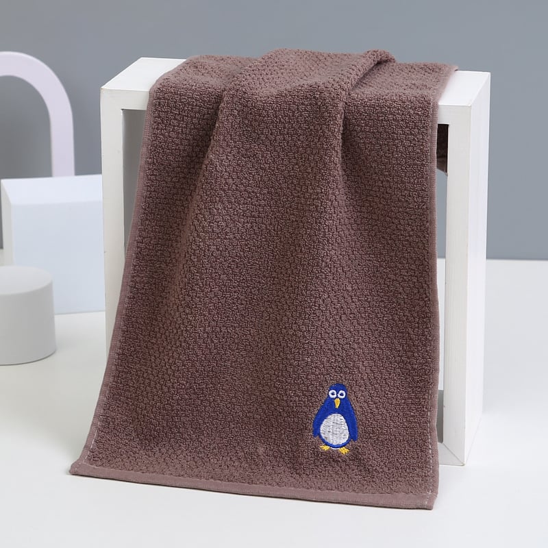 100% pamut baba arc törölköző, hímzett, cartoon mintával, súly 50–80 g, 32s fonal