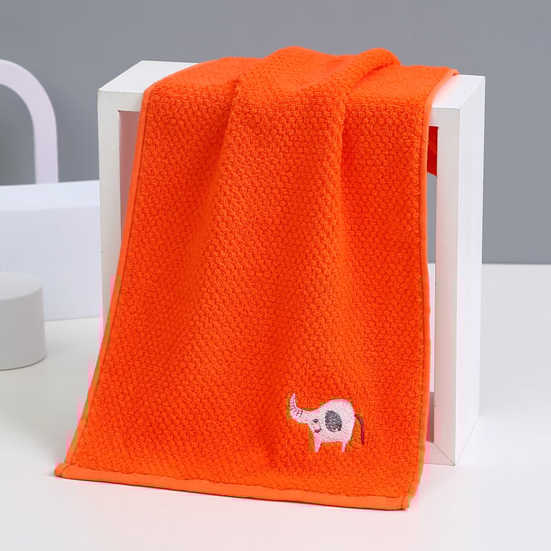 100% pamut baba arc törölköző, hímzett, cartoon mintával, súly 50–80 g, 32s fonal