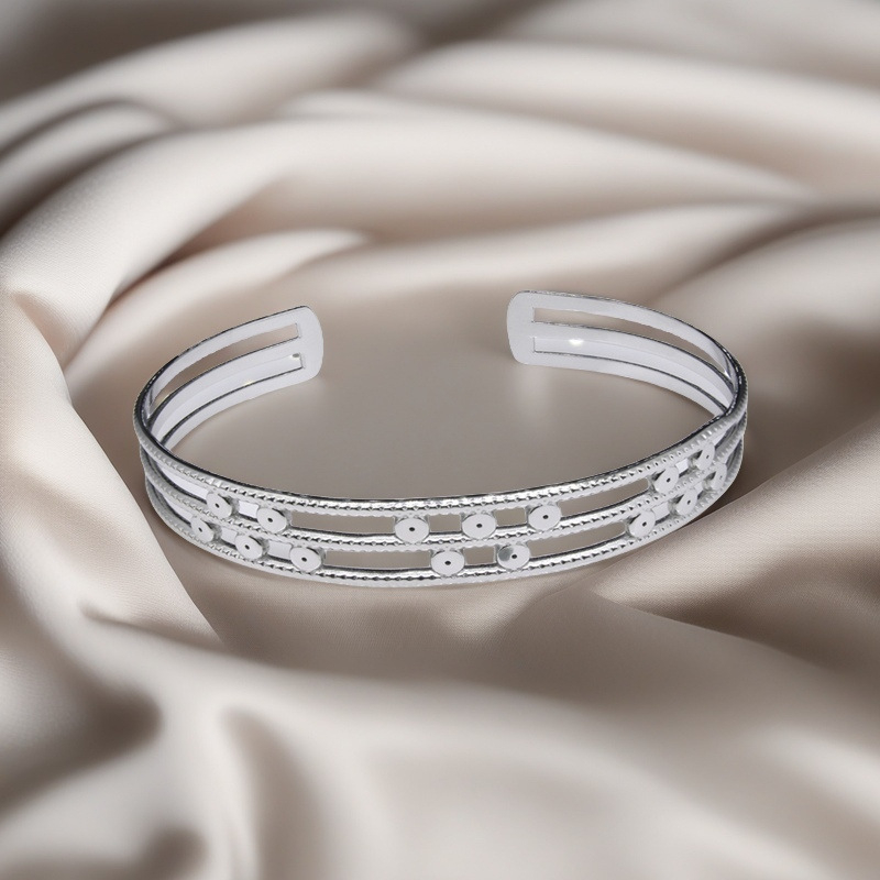 Titano plieno apyrankė, alyvos spaudimo apdirbimas, 2025 m. pavasaris, paprastas stilius, rankos papuošalas