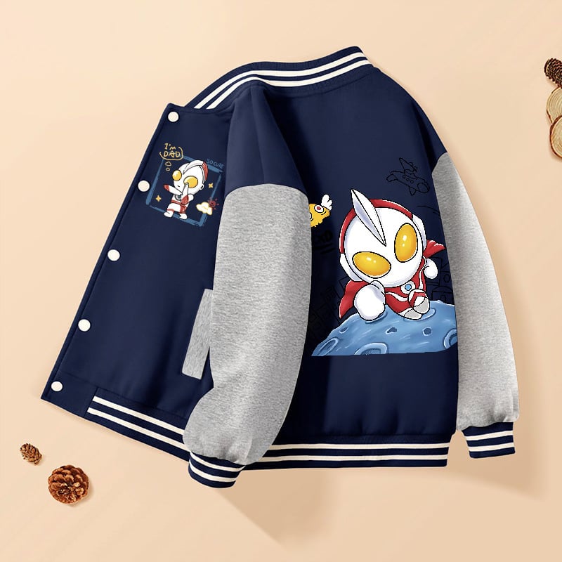 Vaikų berniukų kasdieninė striukė, išorė 60% poliesteris, pamušalas iš medvilnės, be gobtuvo, be apykaklės, storas išorinis audinys, žiemos modelis 2024