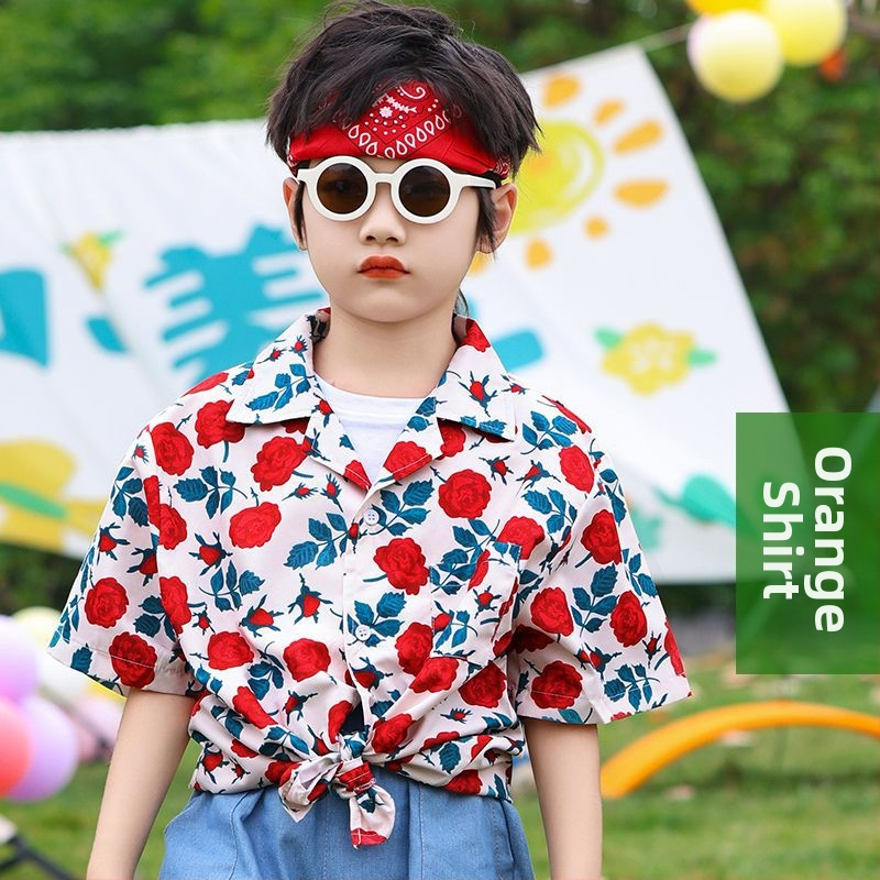 Vaikų šokių kostiumas Hong Kong stiliaus — unisex, amžiaus grupė 3-8 metų, vasara, medvilnės-poliesterio mišinys