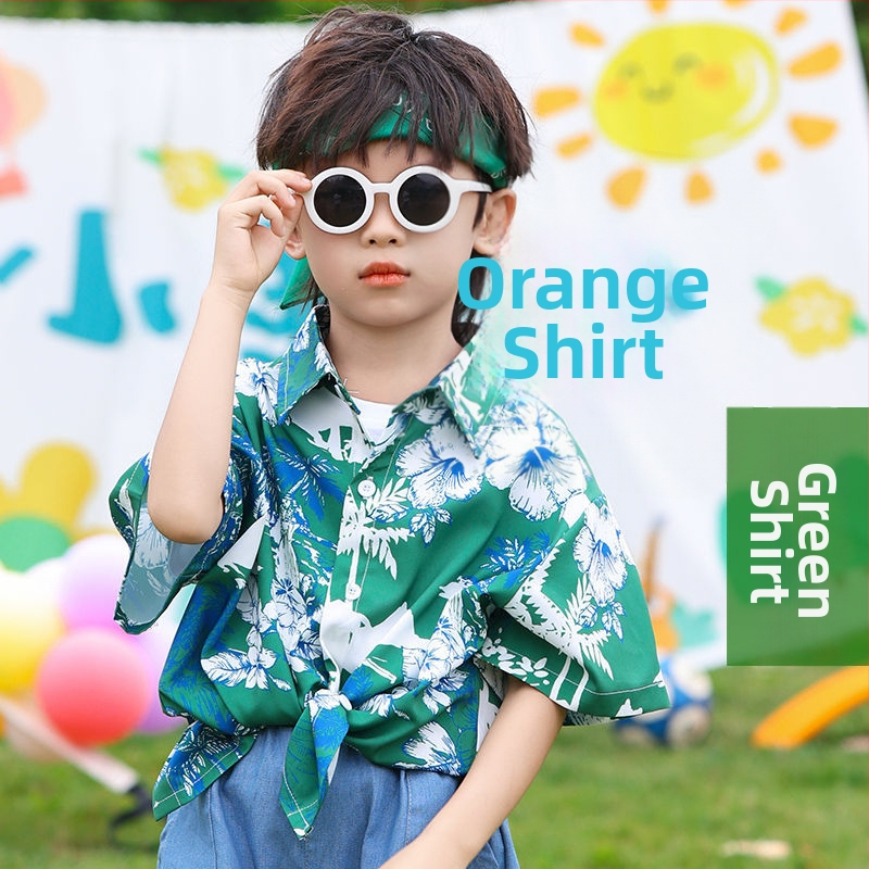 Vaikų šokių kostiumas Hong Kong stiliaus — unisex, amžiaus grupė 3-8 metų, vasara, medvilnės-poliesterio mišinys