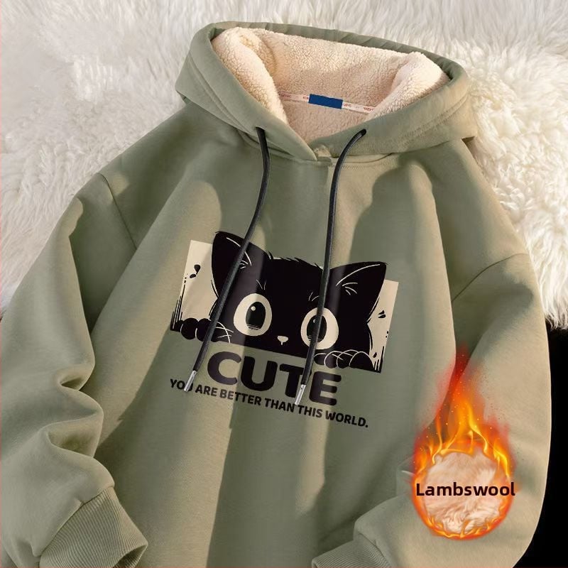 Kapucēts fleece džemperis ziemai, vīriešiem, 96% poliesters, 240–260 g/m²