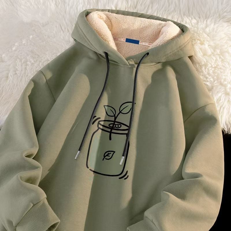 Kapucēts fleece džemperis ziemai, vīriešiem, 96% poliesters, 240–260 g/m²