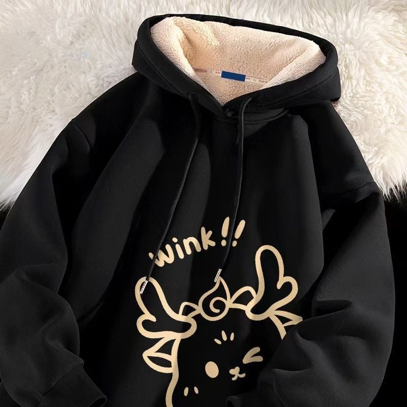 Kapucēts fleece džemperis ziemai, vīriešiem, 96% poliesters, 240–260 g/m²