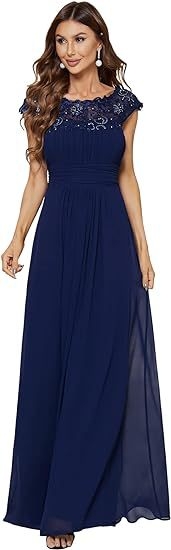 Estélyi ruha, U-galléval, ujj nélküli, magas derekú, hosszú szoknyával (2024 téli kollekció, poliészter)