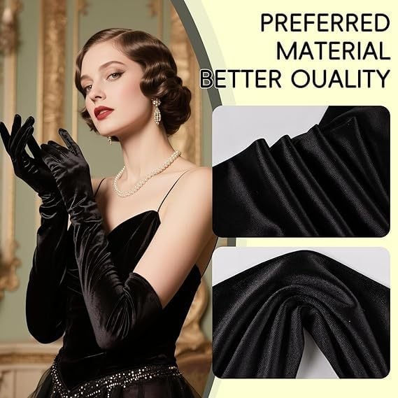 Дълги сатенени булчински ръкавици, оригинален дизайн, дамски модел, пролет 2025