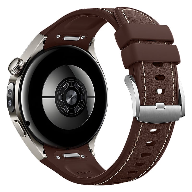 Remen za Huawei Watch5 od kožno-silikonskog kompozita, s push‑kopčom, moderan dizajn