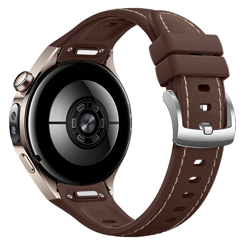 Remen za Huawei Watch5 od kožno-silikonskog kompozita, s push‑kopčom, moderan dizajn