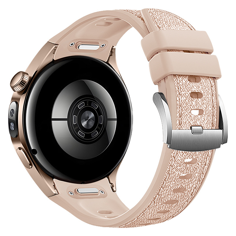 Remen za Huawei Watch5 od kožno-silikonskog kompozita, s push‑kopčom, moderan dizajn