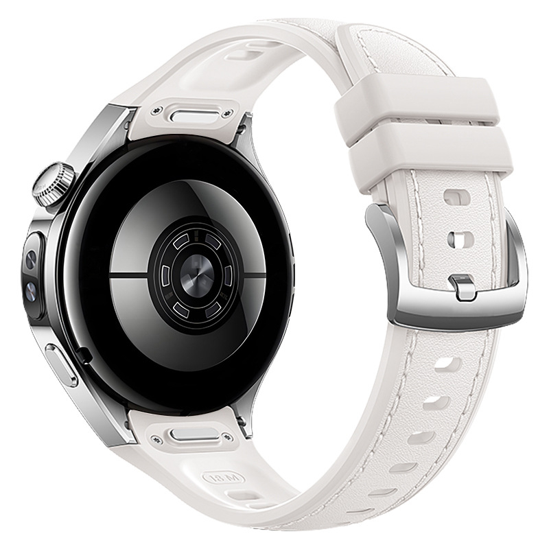 Remen za Huawei Watch5 od kožno-silikonskog kompozita, s push‑kopčom, moderan dizajn