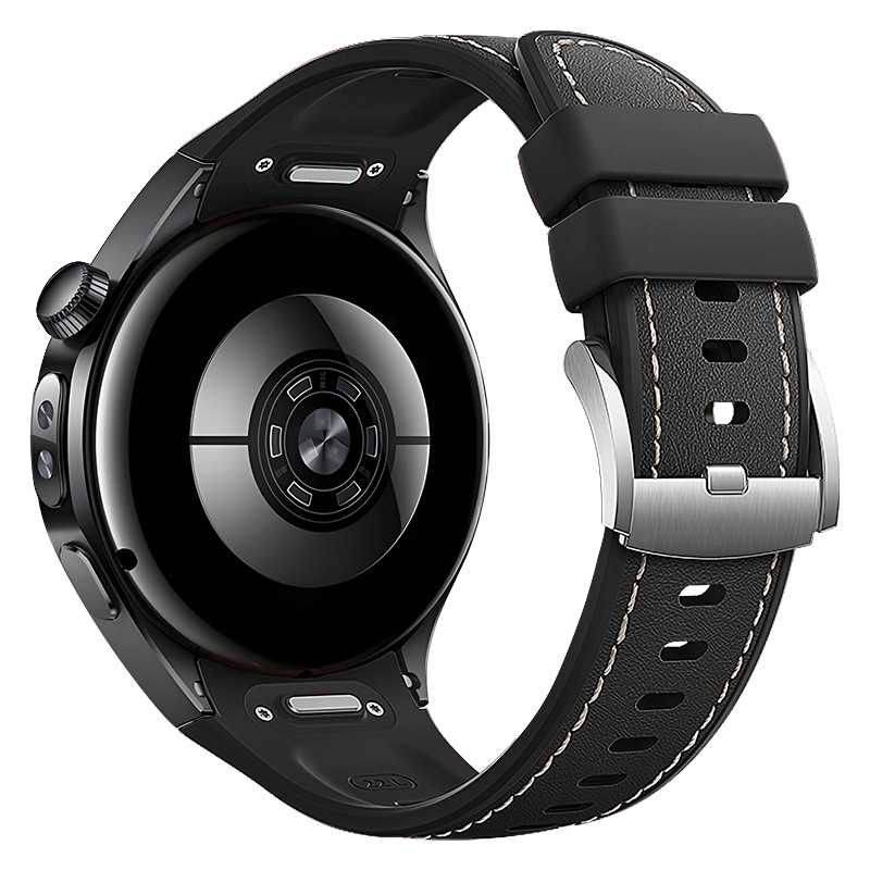 Remen za Huawei Watch5 od kožno-silikonskog kompozita, s push‑kopčom, moderan dizajn