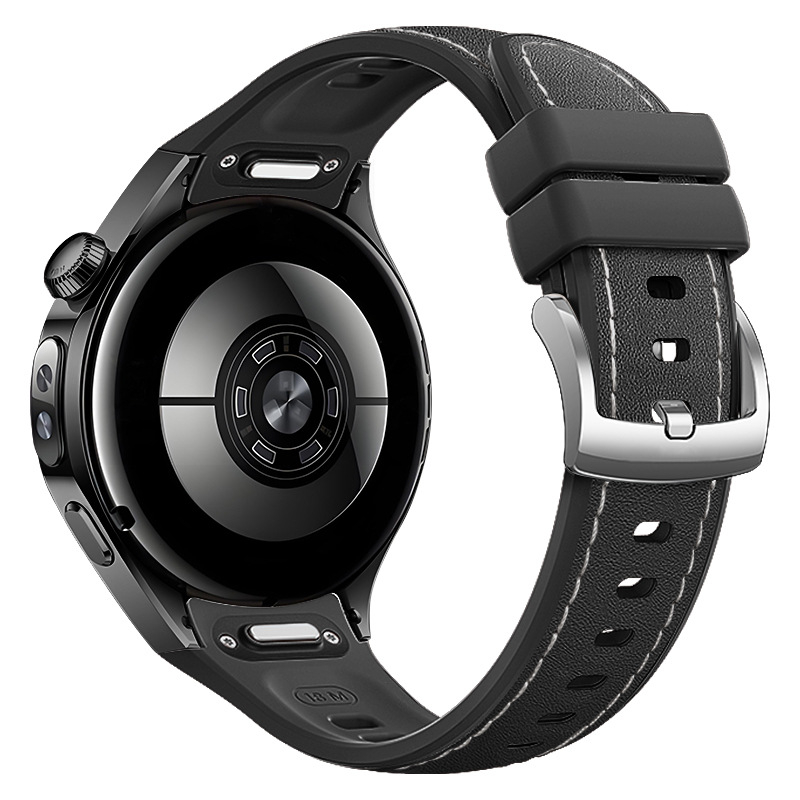 Remen za Huawei Watch5 od kožno-silikonskog kompozita, s push‑kopčom, moderan dizajn