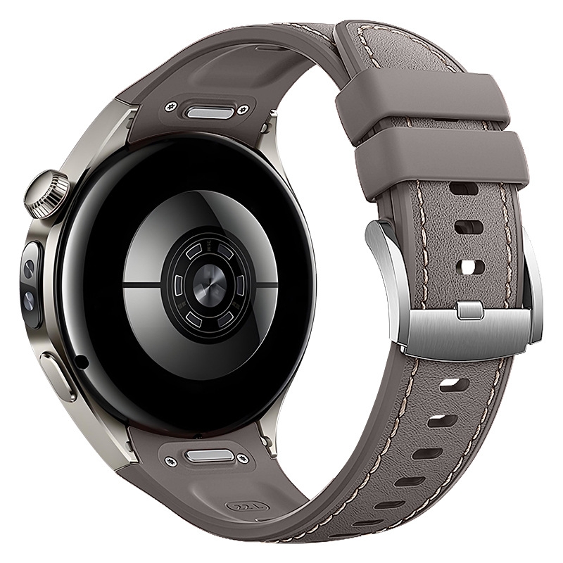 Remen za Huawei Watch5 od kožno-silikonskog kompozita, s push‑kopčom, moderan dizajn