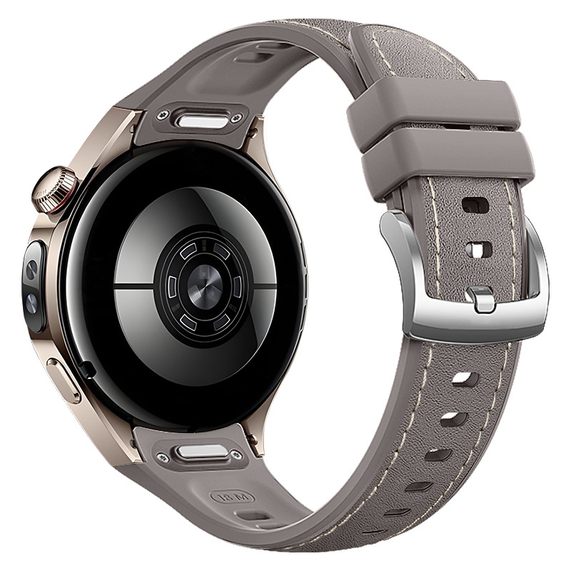Remen za Huawei Watch5 od kožno-silikonskog kompozita, s push‑kopčom, moderan dizajn