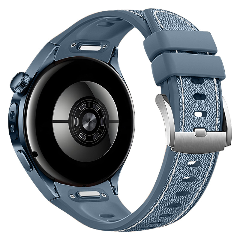 Remen za Huawei Watch5 od kožno-silikonskog kompozita, s push‑kopčom, moderan dizajn