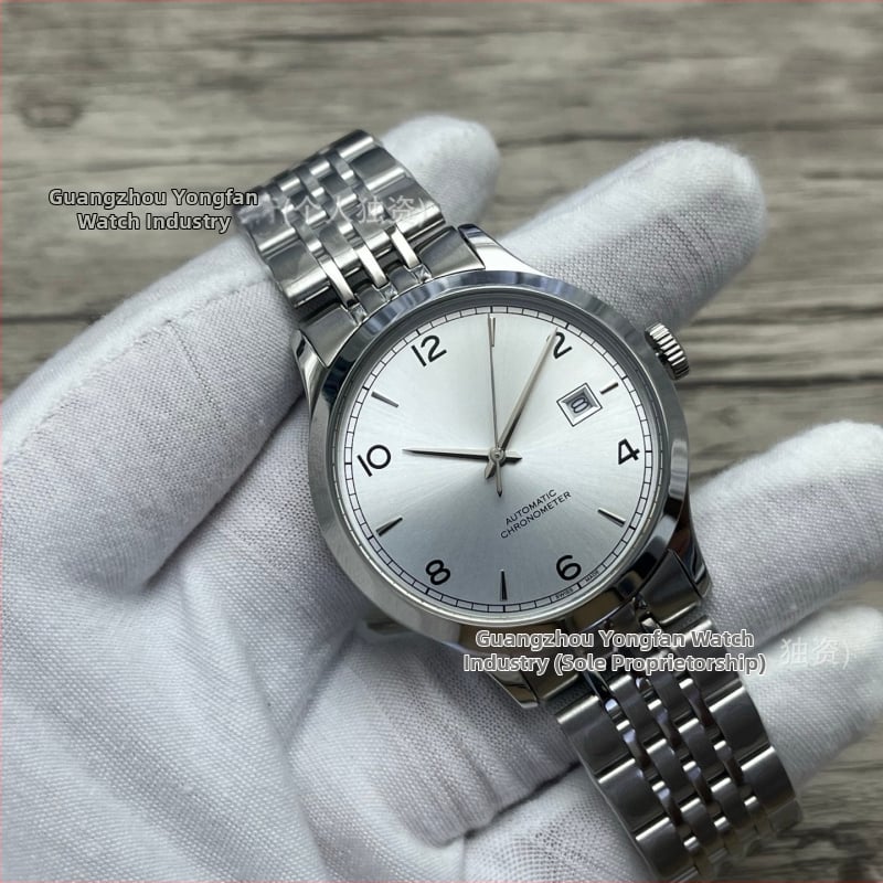 Automātisks mehāniskais rokaspulkstenis, Pioneer sērija, 40 mm ciferblats, nerūsējošā tērauda korpuss un siksna, mehānisms 2813 Pearl, ūdensizturība 30 m