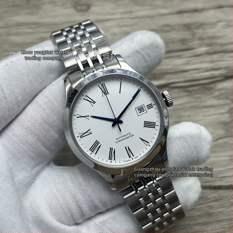 Автоматичен механичен часовник, Pioneer серия, 40 мм циферблат, корпус и браслет от неръждаема стомана, движение 2813 Pearl, водоустойчив до 30 m