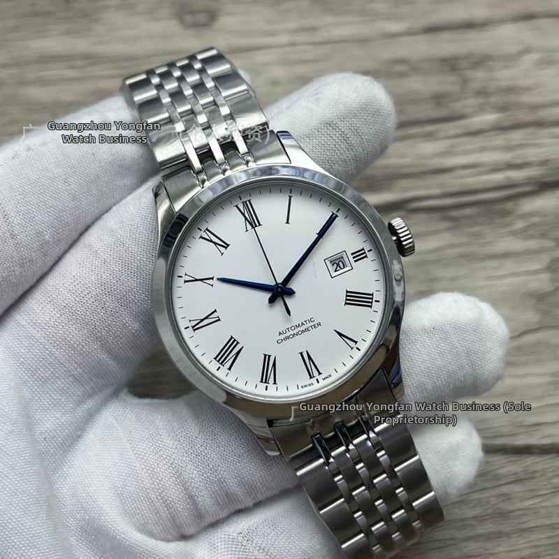 Automātisks mehāniskais rokaspulkstenis, Pioneer sērija, 40 mm ciferblats, nerūsējošā tērauda korpuss un siksna, mehānisms 2813 Pearl, ūdensizturība 30 m