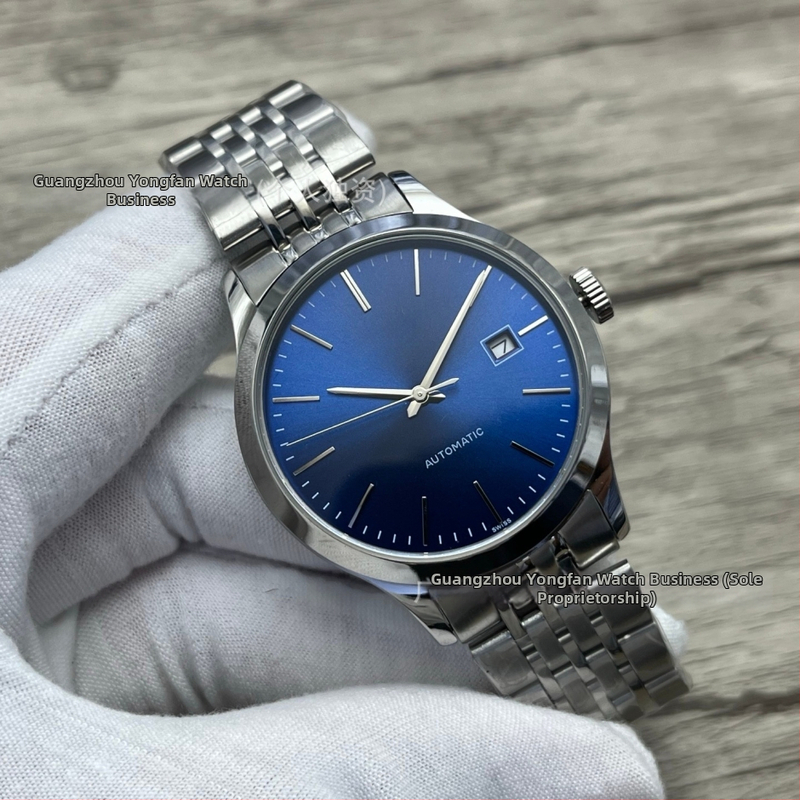 Automātisks mehāniskais rokaspulkstenis, Pioneer sērija, 40 mm ciferblats, nerūsējošā tērauda korpuss un siksna, mehānisms 2813 Pearl, ūdensizturība 30 m