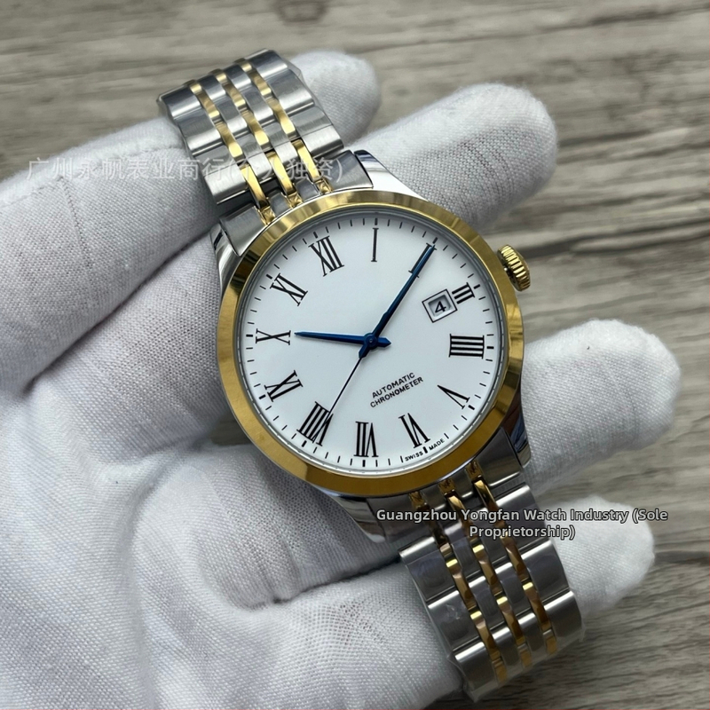 Automātisks mehāniskais rokaspulkstenis, Pioneer sērija, 40 mm ciferblats, nerūsējošā tērauda korpuss un siksna, mehānisms 2813 Pearl, ūdensizturība 30 m