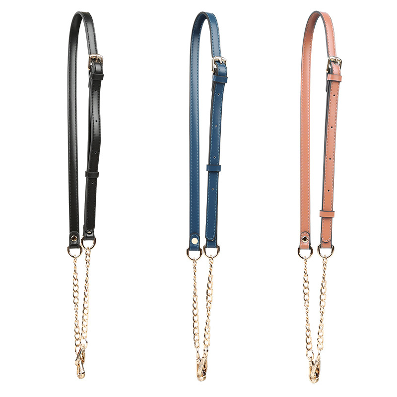 Podesivi kaiš za torbu s metalnim lancem, za rameno ili crossbody