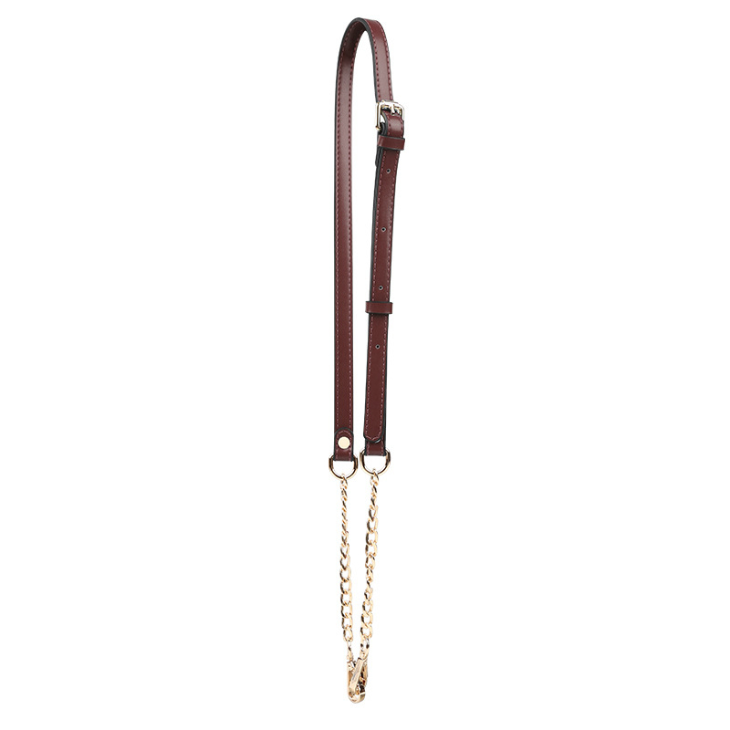 Podesivi kaiš za torbu s metalnim lancem, za rameno ili crossbody