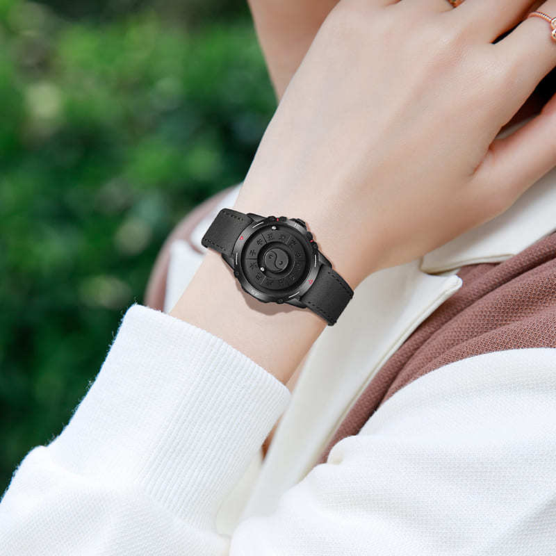 Női karóra mágneses levitációs golyó kijelzővel, kvarc Miyota Y121, 30 m vízállóság