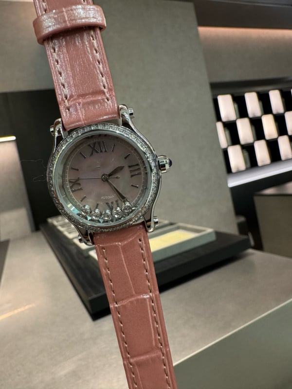 Sieviešu pulkstenis ar Swiss ETA kustību, kalendārs, 40,5 mm ciparnīca, nerūsējošā tērauda korpuss un siksna, spirāliskā krona