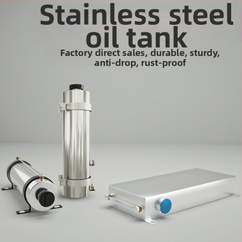 Sunkvežimio dyzelinio šildymo bakas iš nerūdijančio plieno, su stovėjimo šildytuvu, išorinis padidintas alyvos bakas