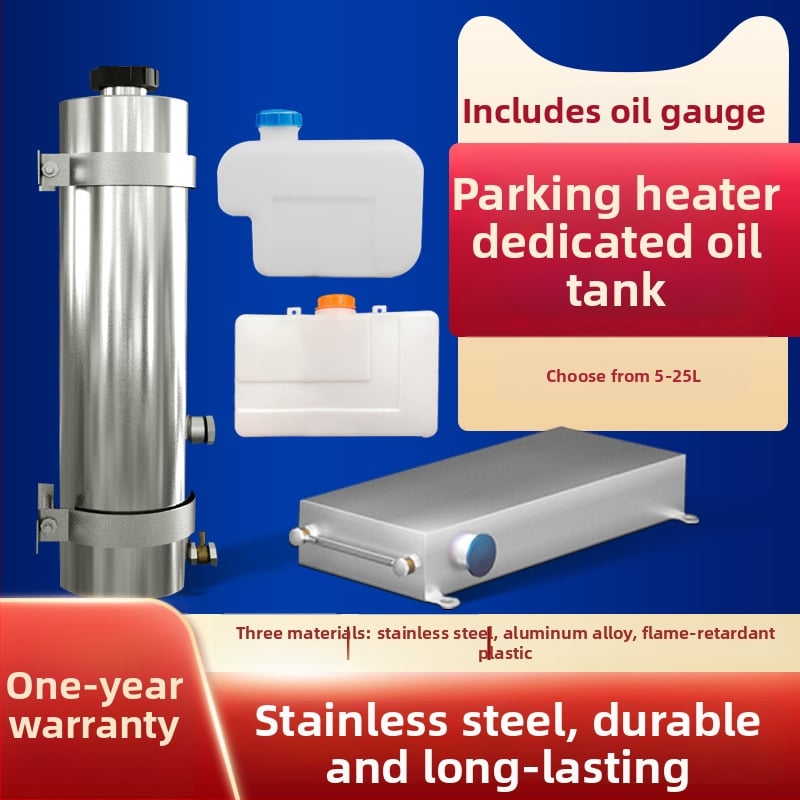 Sunkvežimio dyzelinio šildymo bakas iš nerūdijančio plieno, su stovėjimo šildytuvu, išorinis padidintas alyvos bakas