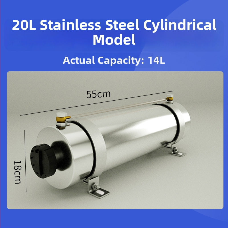 Sunkvežimio dyzelinio šildymo bakas iš nerūdijančio plieno, su stovėjimo šildytuvu, išorinis padidintas alyvos bakas