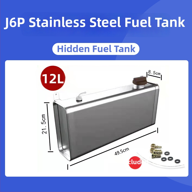 Sunkvežimio dyzelinio šildymo bakas iš nerūdijančio plieno, su stovėjimo šildytuvu, išorinis padidintas alyvos bakas