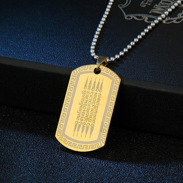 Penkių eilių nerūdijančio plieno papuošalai, naujas tarpvalstybinis aksesuaras, vyriškas vėrinys, tiesioginiai pardavimai iš gamyklos, europietiško ir amerikietiško stiliaus.