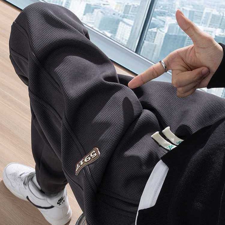 Kasdieninės sportinės kelnės paaugliams, tiesus kirpimas, vidurio juosmens, tvirtas audinys, bambuso pluošto ir poliesterio mišinys, didelė elastingumas