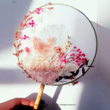 DIY lillekunsti komplekt kuivatatud lilledega pruutfänni jaoks (Tootemärk: Unique; Toote kood: 9sgrrgenlnddjdou4+u73ewxcyc=fan; Materjal: Muu; Liik: Hortensia) – Emadepäev