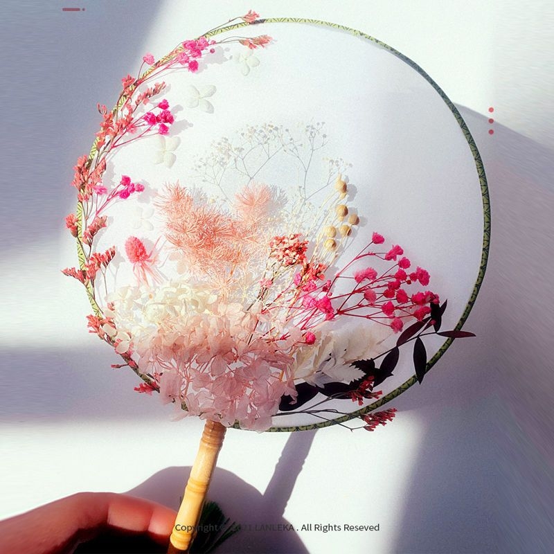 DIY lillekunsti komplekt kuivatatud lilledega pruutfänni jaoks (Tootemärk: Unique; Toote kood: 9sgrrgenlnddjdou4+u73ewxcyc=fan; Materjal: Muu; Liik: Hortensia) – Emadepäev