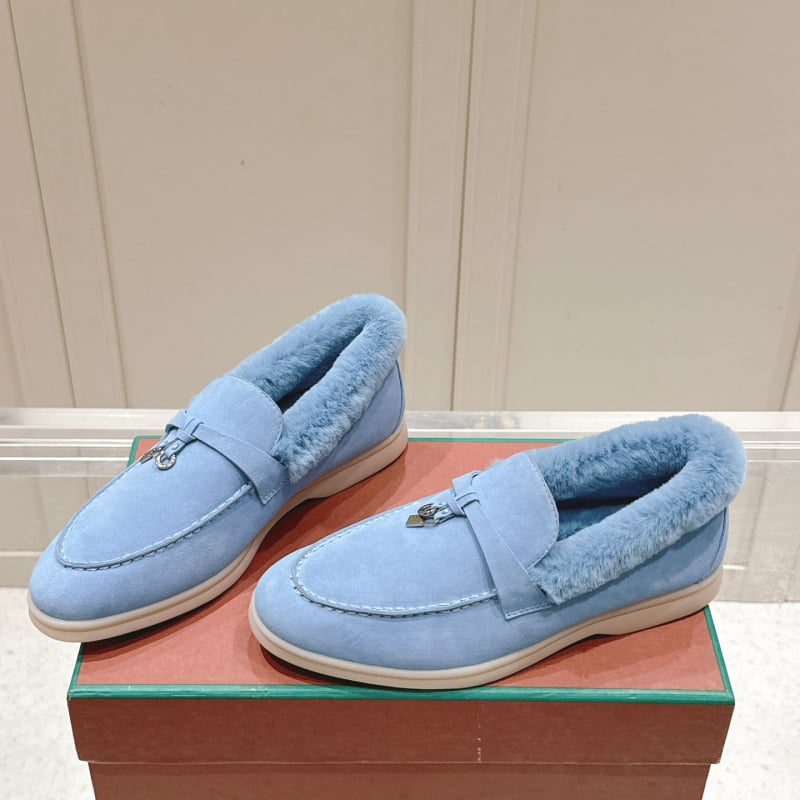 Téli slip-on loaferek nőknek, szőrös belsővel, gyapjú bélés, felső rész juh velúr, alacsony sarok