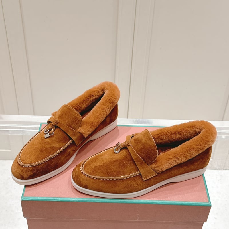 Téli slip-on loaferek nőknek, szőrös belsővel, gyapjú bélés, felső rész juh velúr, alacsony sarok